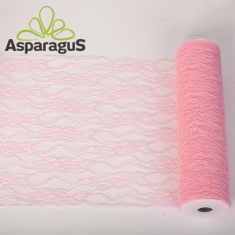 LACE ROLL 22CMX10Y/ LIGHT PINK
