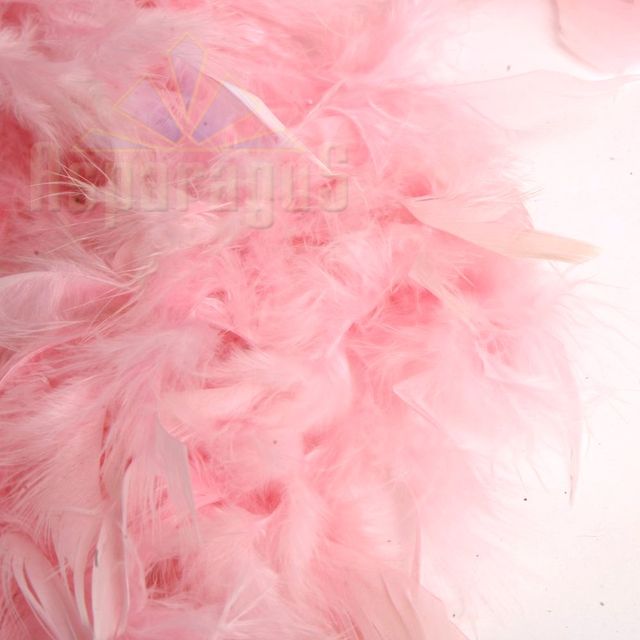 FEATHER BOA 55G/BABY PINK