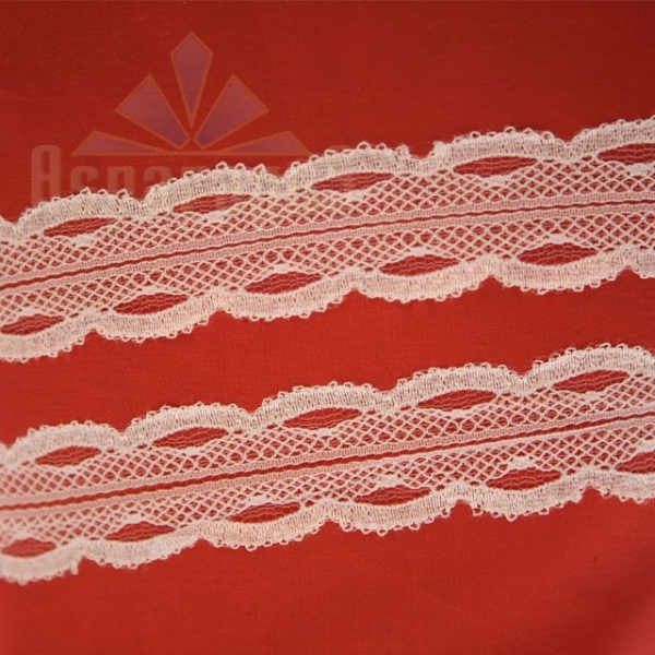 LACE ROLL 40MMX10Y/ WHITE