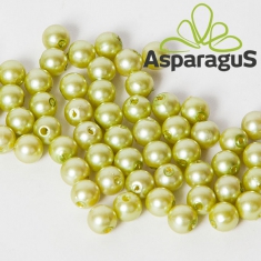 DECOR PEARL/8MM/ TOBACCO GREEN (50G/PACK)