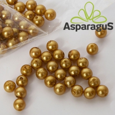 DECOR PEARL/8MM/GOLD (50G/PACK)