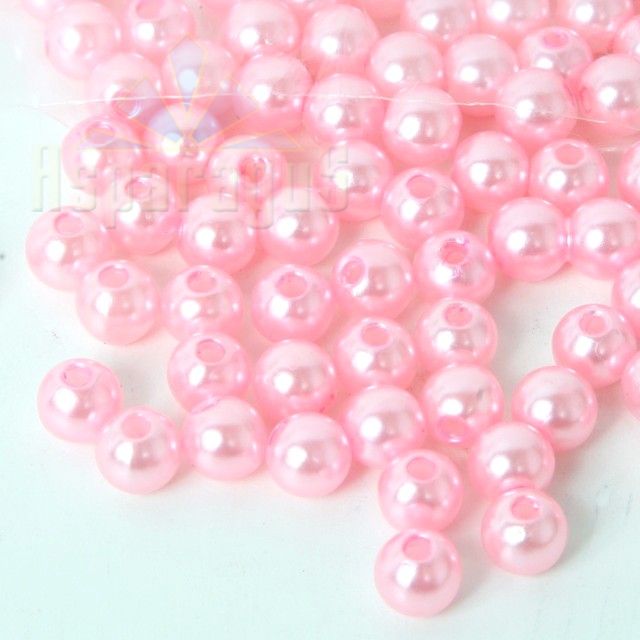 DECOR PEARL/8MM/LIGHT PINK (50G/PACK)