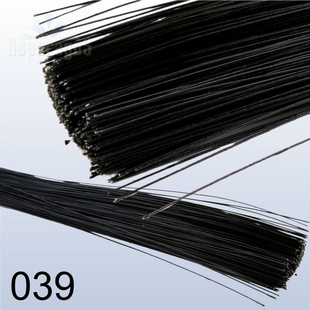 COLOURED WIRE 50CM, 1KG/BLACK