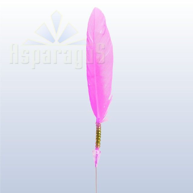 FEATHER PICK/ AUTUMN PINK (5PCS/PACK)