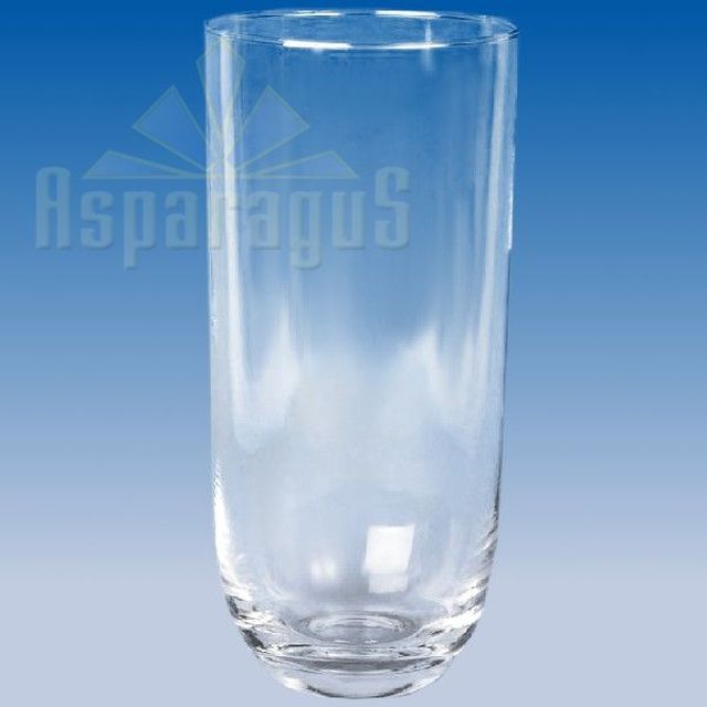 GLASS VASE CYLINDRICAL 11X25CM