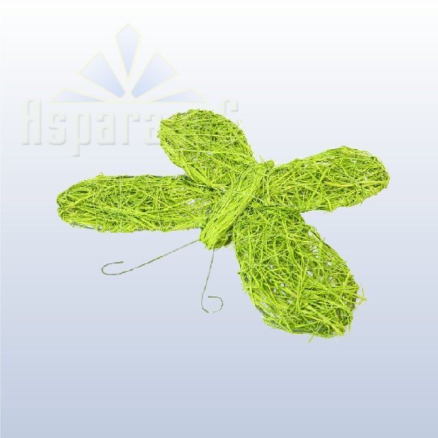 RATTAN BUTTERFLY/LIGHT GREEN