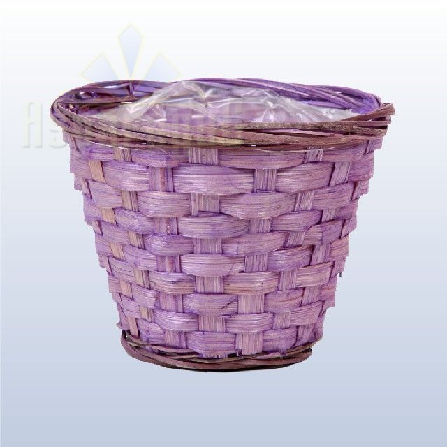 BAMBOO POT/LIGHT PURPLE