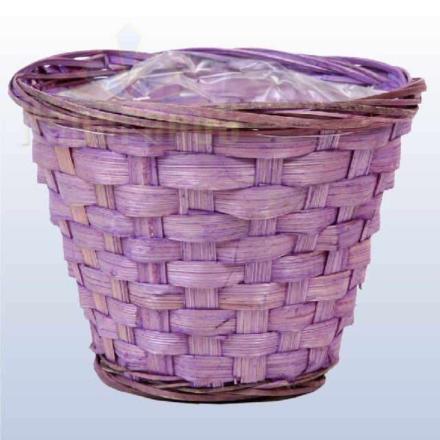 BAMBOO POT/LIGHT PURPLE