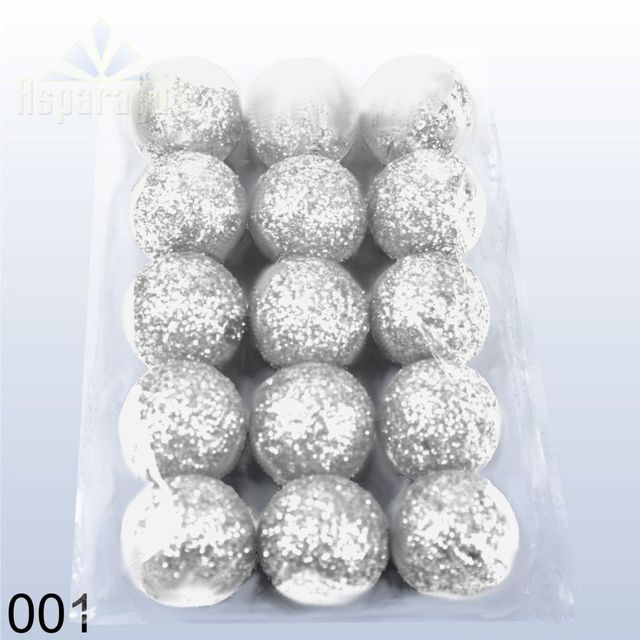 GLITTER PEARL/WHITE (15PCS/PACK)