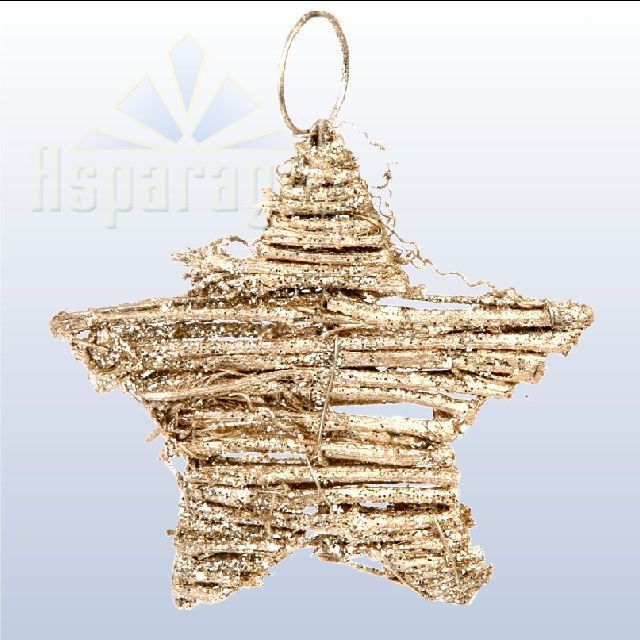 WILLOW STAR/GOLD/10CM (10PCS/PACK)