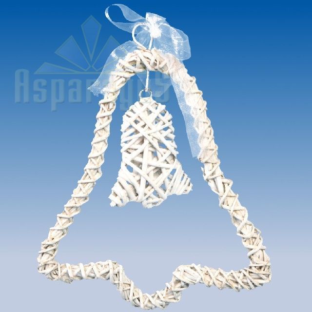 WILLOW BELL 25X2X31CM/WHITE