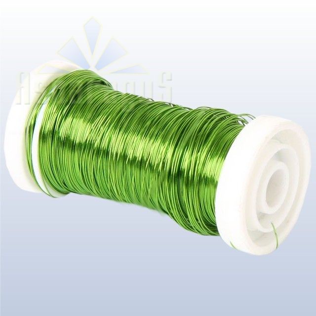 WIRE ON ROLL 75G/LIGHT GREEN