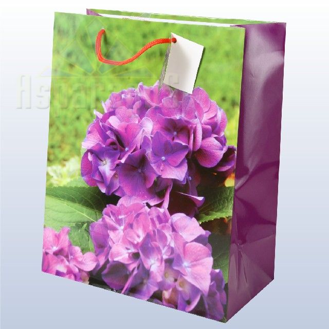 GIFT BAG LAMINATED/FLOWER/264X136X327MM