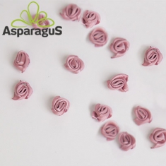 SATIN ROSE HEADS D:1,2CM (90PCS/PACK)/