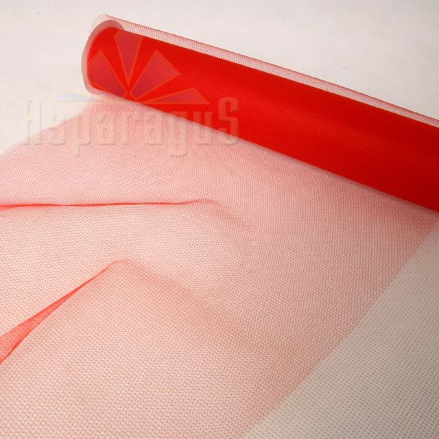 TULLE ROLL 25CMX9M / RED