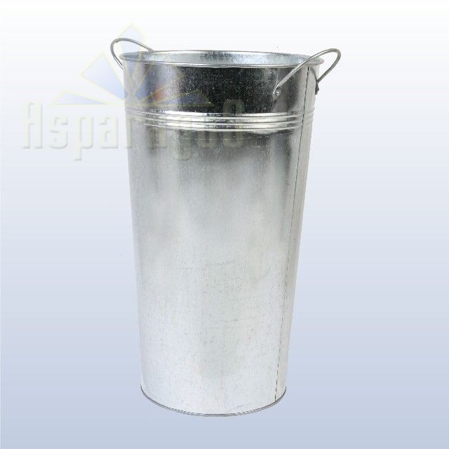 TIN PAIL WITH HANDLE 38CM