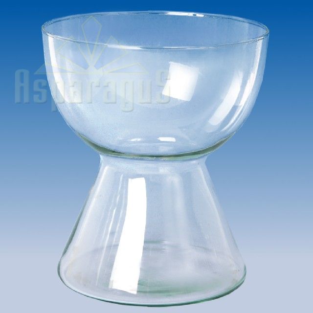 GLASS VASE 14x16cm