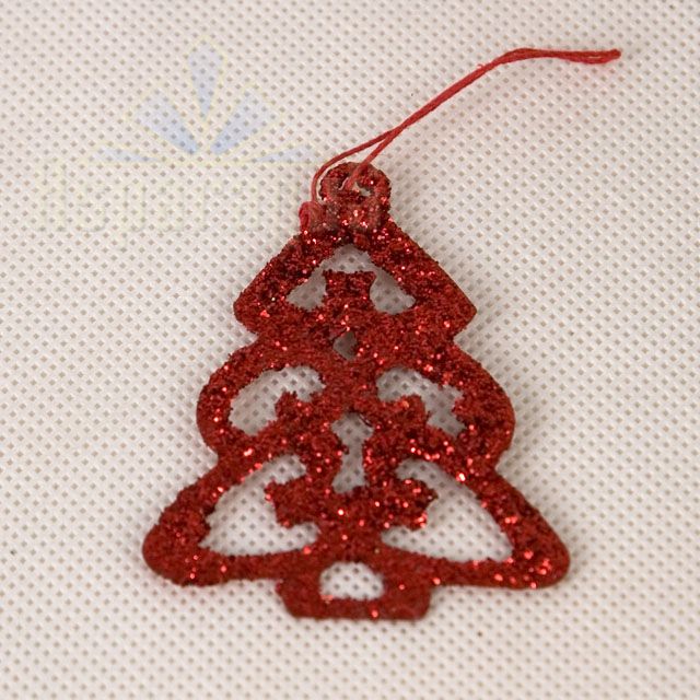 PINE WITH GLITTER / RED (20PC/BAG)