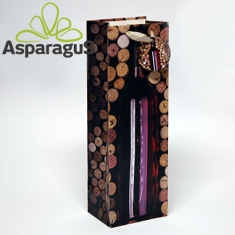 GIFT BAG LAMINATED/FOR WINE/90X120X360MM