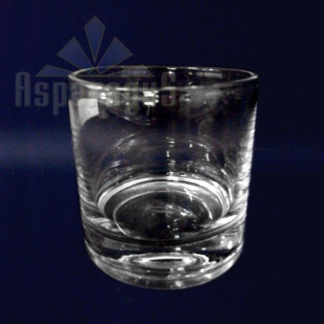 GLASS POT D:10X10CM, CYLINDRICAL