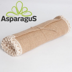 JUTE BASE 28CMX2,75M NATURE WITH LACE