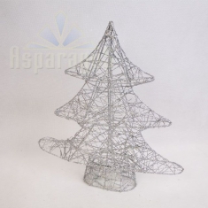 LIGHTING PINE 45CM/ SILVER